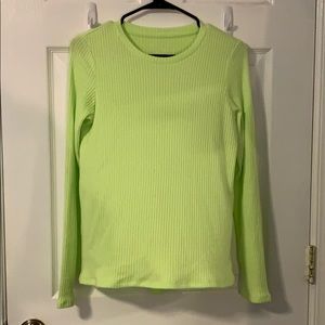 Neon green American Eagle sweater